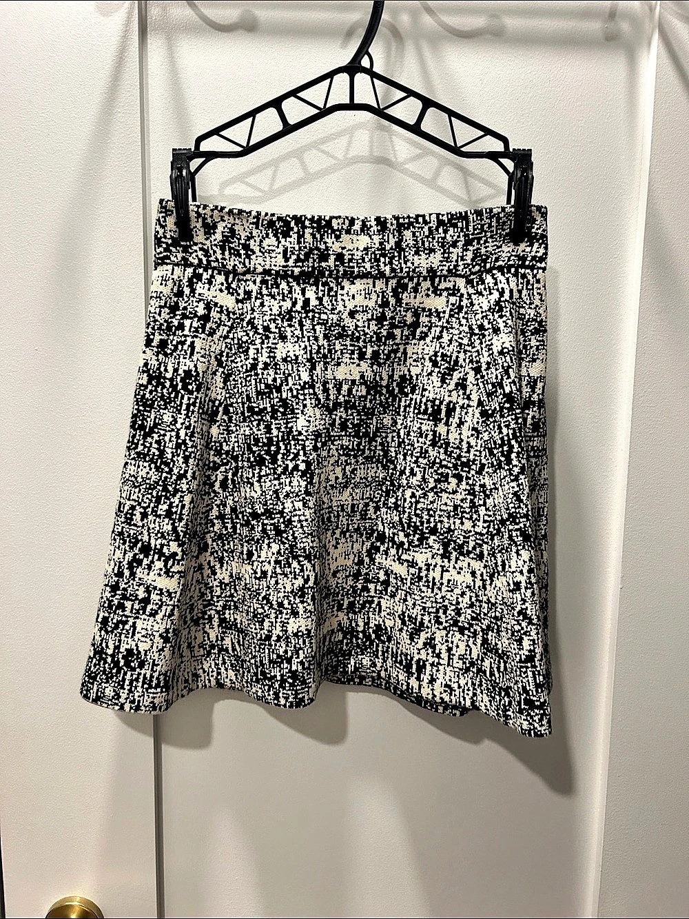 Theory Abstract Skirt in Black & White Size P